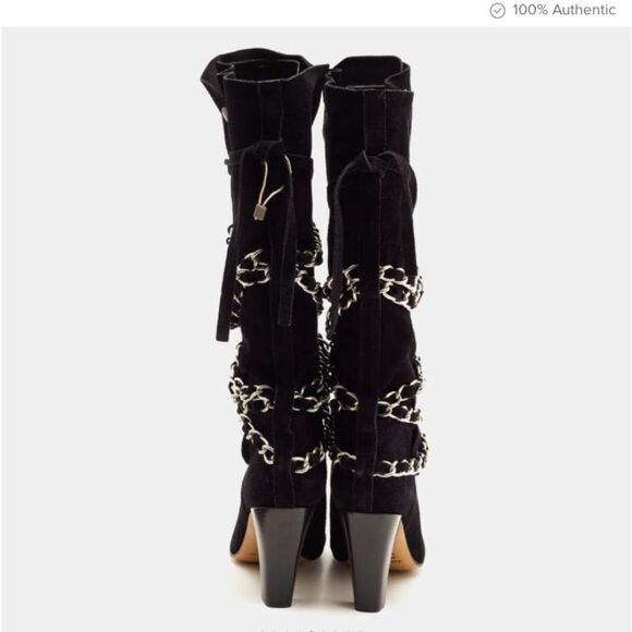 Isabel Marant suede  chain boots, size 39(8,5) - Picture 3 of 16